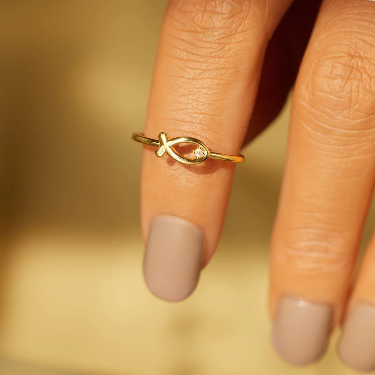 Christianity Fish Ring