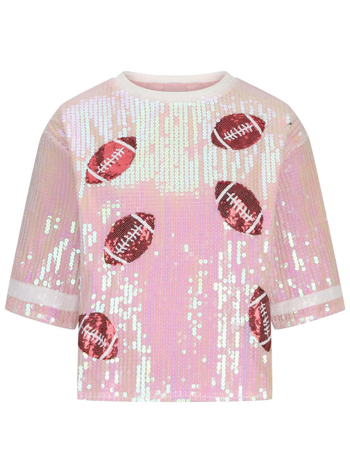 Sequin Football Top