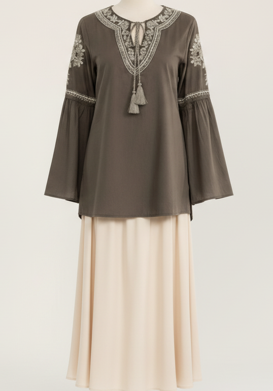 Teresa Olive Blouse