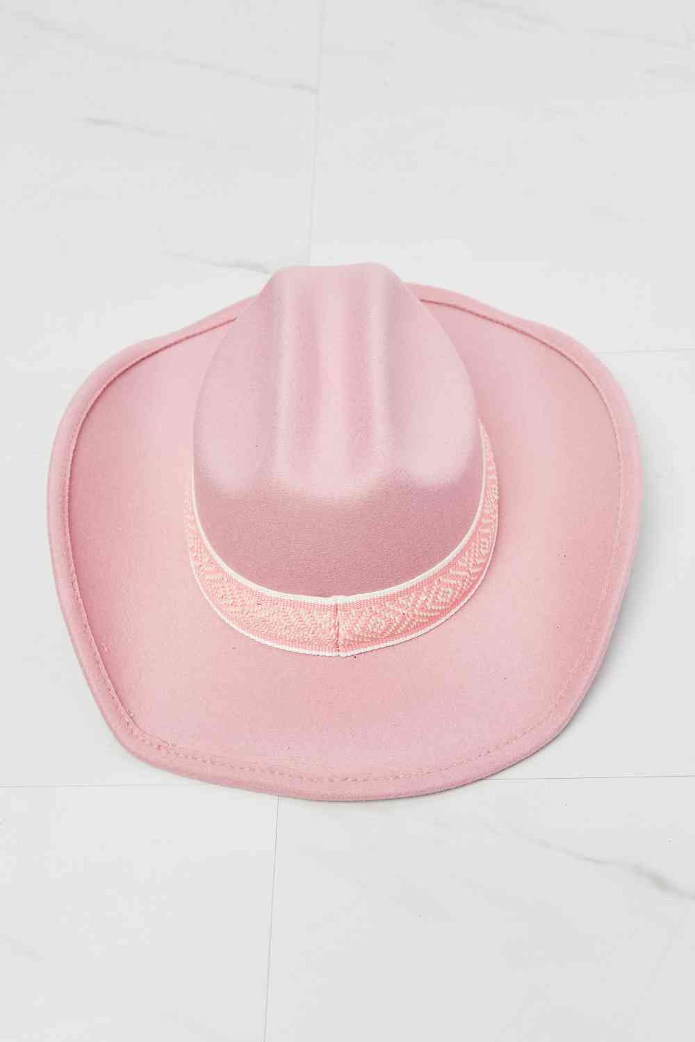 Fame Western Cutie Cowboy Hat in Pink