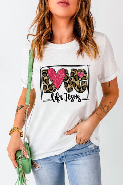 LOVE LIKE JESUS Short Sleeve T-Shirt