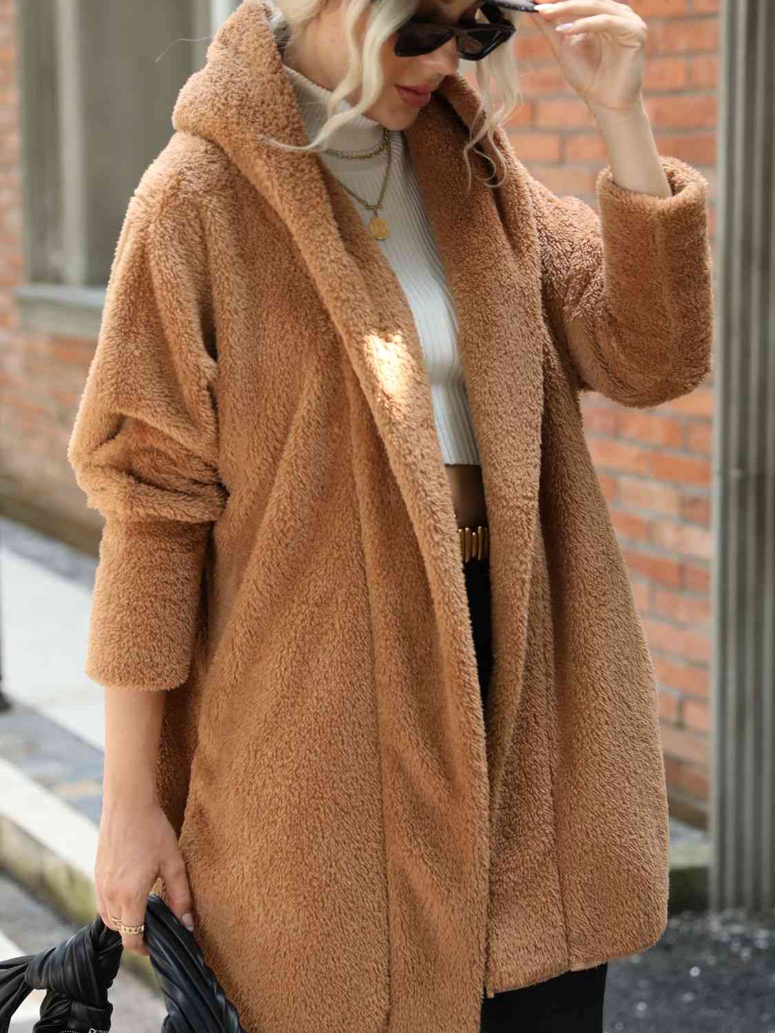 Hooded Teddy Coat